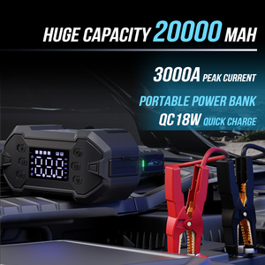 Green Keeper Car Jump Starter Power Bank con bomba <span class=keywords><strong>de</strong></span> aire Arrancador <span class=keywords><strong>de</strong></span> batería portátil <span class=keywords><strong>de</strong></span> alta potencia con luz Led - Product Image 3