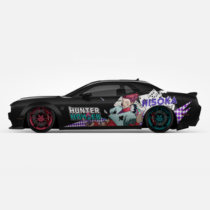 Venta al por mayor Hunter x Hunter car WRAP 06, diseño de coche de abrigo grande. Calcomanía pegatina <span class=keywords><strong>Anime</strong></span> Itasha | Lado del gráfico del coche | Vinilo Deca - Product Image 1