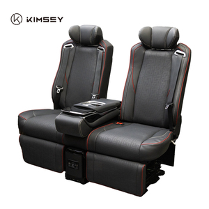 Siège de voiture de luxe en cuir C6 KIMSEY aux couleurs personnalisées pour van, SUV, voiture de luxe, siège arrière adaptable en canapé-lit pour Caravelle - Product Image 4