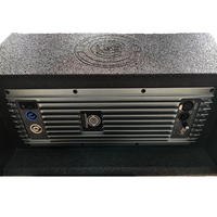 Haut-parleur coaxial LS3 de 12 pouces, monophonique, 250W/400W, impédance 8 ohms, connectivité XLR/Speakon, boîtier en bois, à poser au sol