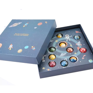 Hot Sale <strong>Galaxy</strong> <strong>Chocolate</strong> <strong>Gift</strong> Box Sweet Candy Packaging Festival Favor with Embossing and Matt Lamination for Holiday &amp; Event - Product Image 1
