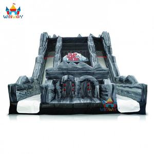Parcours d'obstacles gonflable commercial WINWAY à thème fantôme d'Halloween en PVC - avec toboggan, mur d'escalade, zone de rebond pour 20 personnes - Product Image 4