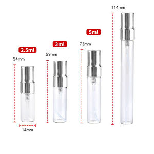 Flaconi Spray in Alluminio Vuoti da 2ml, 3ml, 5ml, 10ml, Bottiglie Portatili da Viaggio <span class=keywords><strong>per</strong></span> Campioni, Flaconi <span class=keywords><strong>per</strong></span> Profumo, <span class=keywords><strong>Fiale</strong></span> in Vetro - Product Image 2