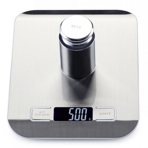 Neue Tragbare Edelstahl 5Kg Digitale Tischwaage Lebensmittelwaage Elektronische OEM-Waage - Product Image 4