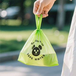 Biodegradable Pet Hot Sale Garbage Bag <b>Compostable</b> Dog Poop Good Price Poop Bags With Handles - Product Image 2