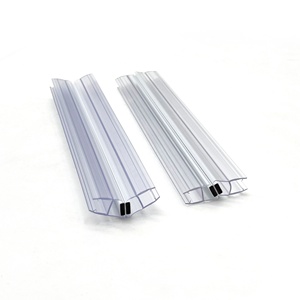 חדר אמבטיה 135/180 מעלות מגנט פתח pvc דלת זכוכית עמיד למים דלת פלסטיק לחדר מקלחת - Product Image 6