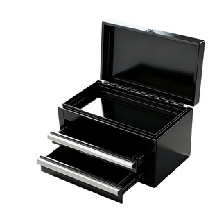 Mini Metal <b>Storage</b> Box 3-Tier <b>Drawer</b> Organizer Desktop <b>Office</b> Neatening Tool Box - Product Image 1