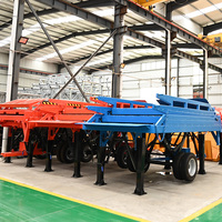 Niveleur de quai articulé hydraulique réglable à trois points, 6 tonnes, 10 tonnes, remorquable, fixe ou mobile, pour rampe de chargement de conteneurs