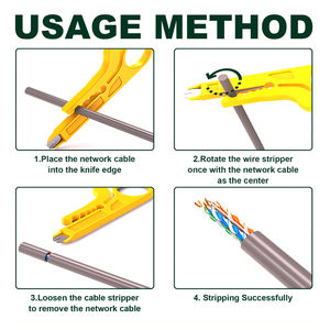 Pince à sertir de type 110, pince à sertir pour câble réseau, pince à sertir pour câble RJ45, outil de poinçonnage pour câble réseau - Product Image 6