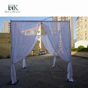 High Quality Square Wedding Portable Pipe Drape Backdrop Kit for <b>Flower</b> <b>Wall</b> Stand Photography Backdrop - Product Image 4