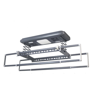 Séchoir à linge multifonctionnel intelligent en alliage d'aluminium avec double ventilateur pour séchage à l'air libre, barre de séchage extensible/ajustable - Product Image 2