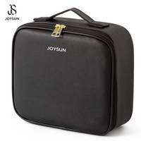 Valise de maquillage JOYSUN de haute qualité, grande capacité, étanche, avec miroir à LED, organiseur de voyage