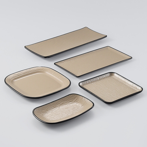 Creative Oval <strong>Rectangular</strong> Melamine Snack <strong>Plate</strong> Dessert <strong>Serving</strong> <strong>Plate</strong> for Restaurant Use - Product Image 4