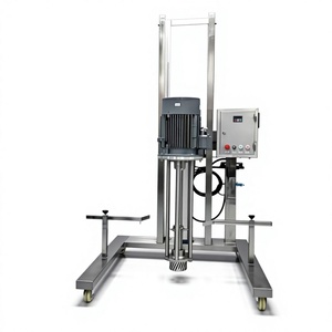 Mezcladora de Alta Cizalladura Móvil Eléctrica/Neumática con Motor de Fresado, Máquina Homogeneizadora de Crema Cosmética - Product Image 1