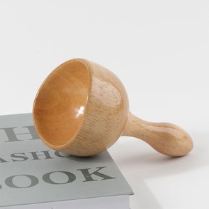 เครื่องนวดสวีเดนแบบถ้วย BF-MZ15 ทำจากไม้ยางพารา สำหรับการนวดกัวซา ช่วยในการจัดการรูปร่างทั้งร่างกายและใบหน้า - Product Image 1