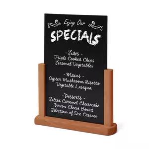 Bar ristorante Wedding A4 A5 A6 tavolo ristorante personalizzato segno superiore in legno <span class=keywords><strong>menu</strong></span> di visualizzazione di bambù pino in legno di faggio supporto del <span class=keywords><strong>menu</strong></span> - Product Image 2