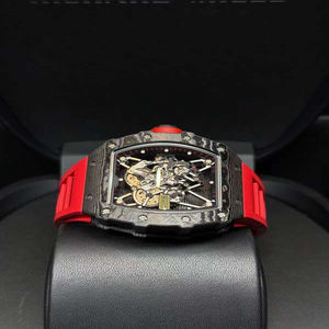 Reloj Deportivo de Lujo, Estilo Hip Hop, Caja de Fibra de Carbono, Movimiento Mecánico ETA, Cronógrafo, Tourbillon, Esfera de Cristal de Zafiro, 5 BAR - Product Image 3