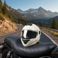 Casque de moto modulaire intégral unisexe ANTMAX ABS DOT 3C certifié pour la protection de la sécurité à vélo et en moto
