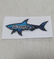 Nouvelle Arrivée Choc : Autocollant Décoratif PVC Imprimé UV Imperméable Motif Requin Style Marseille – Meilleur Dessin Animé Paul Bineece Jul Vrunk CP