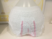 Pantalon menstruel taille haute pour femme, culotte étanche
