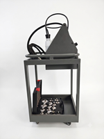 Amsxzo HY-5001 Changeur de liquide de frein à impulsions, machine de récupération et d'échange d'huile de frein synchrone 4 roues, 16 adaptateurs, équipement CE