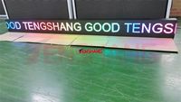 Pantalla LED de Forma Personalizada Programable para Señalización Digital, Pantalla LED de Tira Larga para Publicidad en Tiendas de Cadena, Control por Aplicación P1.5-P3