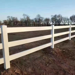 <span class=keywords><strong>Kit</strong></span> de clôture équestre de ferme de cheval en vinyle Durable économique longueur réglable nouvel équipement d'élevage d'animaux - Product Image 4
