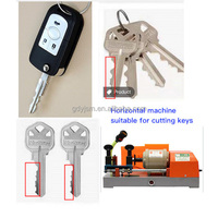 DEFU DF-368A Machine à découper et à dupliquer les clés en acier inoxydable, orange, nouvelle machine à clés de voiture, 120W, tension universelle
