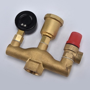 Collecteur de Chauffage Par Le sol Avec Mitigeur Et Pompe, <span class=keywords><strong>Groupe</strong></span> De Sécurité De Chaudière Avec Vanne D'arrêt Automatique - Product Image 3