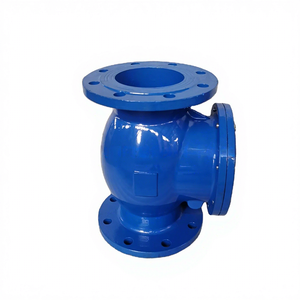 Valvola di Non Ritorno a Battente H44T in Ghisa Sferoidale con Aletta in Gomma per Porte da 2 a 24 Pollici - Product Image 2