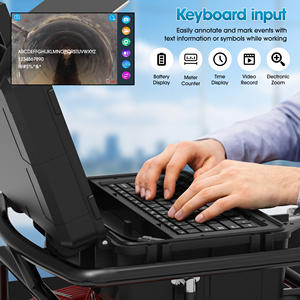 جهاز فحص أنابيب الصرف الصحي ذاتي التسوية بتردد 512 هرتز، شاشة لمس عالية الدقة 10.1 بوصة، بطاقة ذاكرة 16 جيجابايت، رؤية ليلية، مقاوم للماء IP68، عداد مسافات - Product Image 3