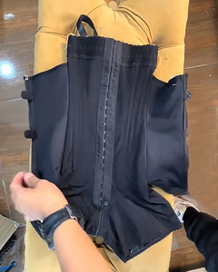 <span class=keywords><strong>Body</strong></span> sculptant Faja pour femme, à double compression et contrôle abdominal, avec fermeture éclair à l'entrejambe, pour le contrôle abdominal post-partum et le rehaussement des fesses - Product Image 3