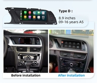 Nouvel autoradio Linux 10,25 pouces pour Audi Q5/A4L/A5, écran tactile, navigation GPS, DSP, lecteur multimédia 4G, unité centrale de tableau de bord, garantie 1 an