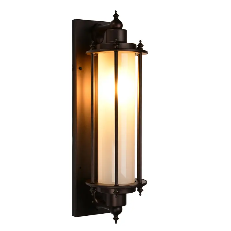 Outdoor LED Wall Mount Lights, Exterior Wall Lighting Fixture, Indoor/Outdoor Wall Sconces in Black Finish with Bubble Glass