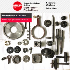 Accesorios de bomba de <span class=keywords><strong>barro</strong></span> de la <span class=keywords><strong>serie</strong></span> Wuxi 160, revestimiento de cilindro de acero al carbono, varilla de tracción, biela para minería de carbón, no envío gratis - Product Image 3