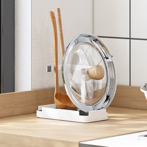 Dụng Cụ Sắp Xếp Đồ Dùng Nhà Bếp Bằng Sắt Giá Đỡ Giá Đỡ Có Nắp Đậy Nồi Thìa Súp Chảo - Product Image 2