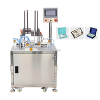 Machine automatique de pliage et de formage de cartons à haute efficacité pour la fabrication de boîtes rigides à rabat pour cosmétiques, cadeaux e-commerce et petits produits