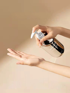 Thiết kế mới cao cấp mạ bạc bao bì mỹ phẩm 500ml Bạc điều hòa chai dầu gội - Product Image 2