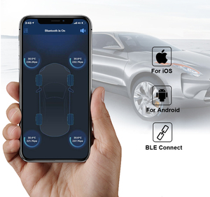 Công Cụ Cảm Biến Áp Suất Lốp Xe Hơi BLE 4.0 Với Android IOS BLE <span class=keywords><strong>TPMS</strong></span> Universal Cảm Biến Áp Suất Lốp Ngoài Báo Động - Product Image 5