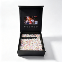 Caja de Vídeo Personalizada con Pantalla LCD, Empaque Rígido con Tapa Abatible para Promoción de Marca y Campañas de Lanzamiento de Productos