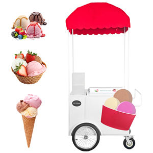 Mini Carro Eléctrico Móvil para Helados con Congelador y Pantalla, con Pedal de Empuje - Product Image 2