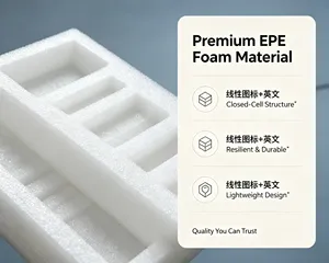 Insert en mousse EPE multi-cavités, matériau d'emballage protecteur absorbant les chocs - Product Image 6
