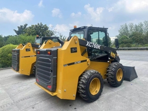 प्रसिद्ध ब्रांड स्किड स्टीड लोडर xc760k 1.1टन रेटेड लोड 0.6m m m cid क्षमता 55.8kw पावर व्हील स्किड स्टीयरिंग लोडर - Product Image 3