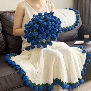 Manta de Franela Suave con Diseño de Ramo de Rosas Multicolor, Regalo Perfecto para Familiares, Amigos y Seres Queridos, Manta Acogedora - Product Image 6