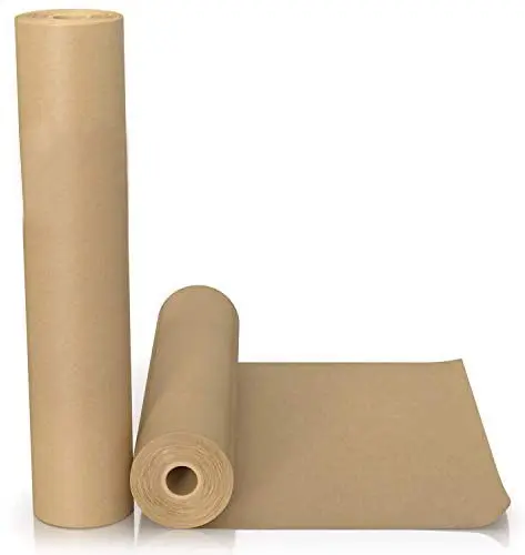 Presentes Personalizados Embalagem Valor Rolo De Papel Reciclável Papel Kraft Marrom Rolo Jumbo Para Artes Artesanato Frete Postal