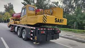 SANY, 25 toneladas, alta calidad, camión usado, grúa, motor Weichai, equipo de pluma de celosía, componentes centrales, bomba, Motor, caja de cambios, PLC 0-2000 - Product Image 4