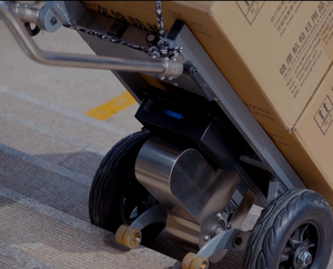 화려한 전기 계단 등반 트럭 리튬 배터리가 장착 된 모바일 스틸 모바일 계단 트롤리 중제품을위한 새로운 조건 - Product Image 5