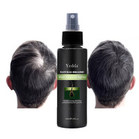 Label pribadi/OEM menipiskan rambut dan Anti rambut rontok lebih tebal lebih penuh 100ML perawatan semprot penumbuh ulang rambut untuk pria