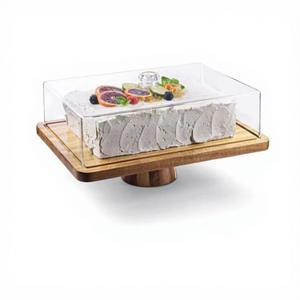 Elegante supporto <span class=keywords><strong>per</strong></span> torta <span class=keywords><strong>in</strong></span> <span class=keywords><strong>legno</strong></span> di Acacia con coperchio a cupola <span class=keywords><strong>in</strong></span> acrilico espositore rettangolare 2-<span class=keywords><strong>in</strong></span>-1 da tavolo da Dessert realizzato <span class=keywords><strong>in</strong></span> <span class=keywords><strong>legno</strong></span> - Product Image 1