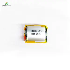 Batteria rotonda ricaricabile ai polimeri di litio agli ioni di litio 18200 13350 14430 14500 li-ion 3.7v 500mah 1.85wh batteria lipo